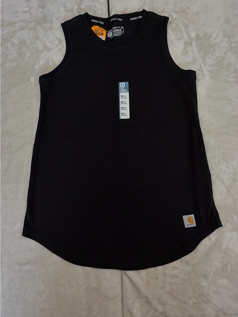 Carhartt Black Women's Crewneck Tank Top